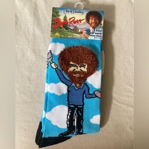 Bob Ross Adult Crew Socks